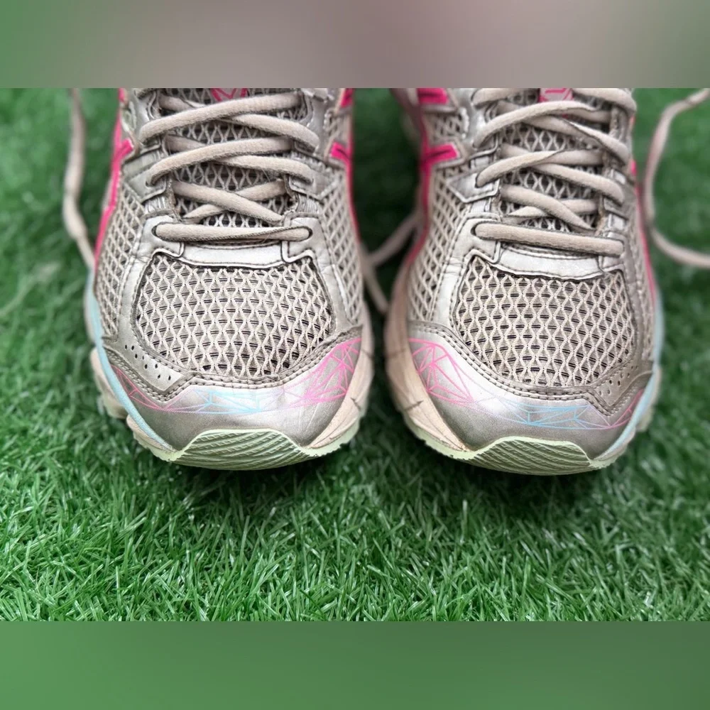 Asics Women’s Pink and Tan‎ Athletic Shoes for Performance Size 5.5